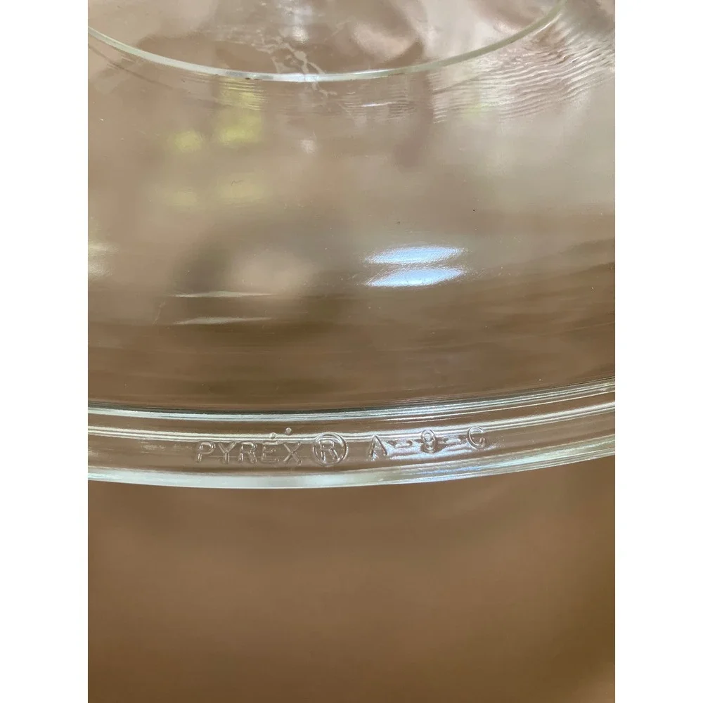 Vintage‎ Pyrex Clear Glass Replacement Lid Cover A-9-C Square Dish Cookware - Picture 4 of 8